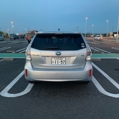 プリウスアルファ　グレードG 23年　車検4年11月　10万キロ　自動車税払い済み　込み込み62万の画像