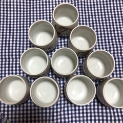 新品・未使用　和　湯呑み　コップ　　船　七福神　10個セット　送料込みの画像