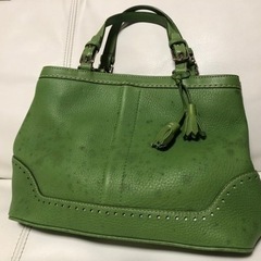 未使用　難あり　コーチ　バッグ　染め直しに