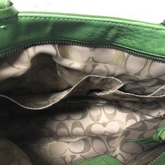 未使用　難あり　コーチ　バッグ　染め直しにの画像