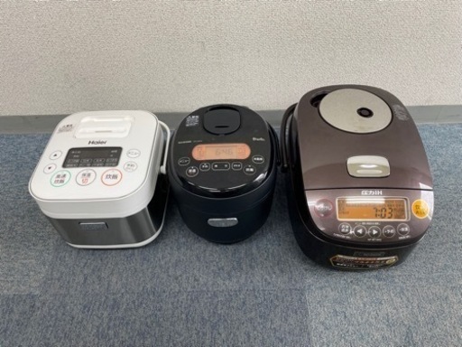 炊飯器まとめ 3点　2020年製など　象印 Haier アイリスオーヤマ