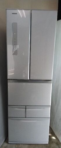 東芝 6ドア冷蔵庫 GR-F43FS 425L シルバー13年製 美品 配送無料