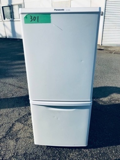 ①✨2019年製✨301番 Panasonic✨ノンフロン冷凍冷蔵庫✨NR-B14BW-W‼️