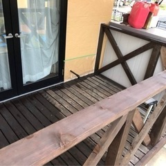 ウッドデッキの部分補修
