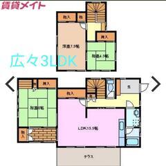 名張市つつじが丘一戸建て3LDK 家賃格安　駐車場1台付き - 名張市