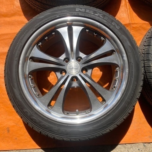 ?30プリウス215/45R17 7分山ラジアルタイヤ＆アルミセット