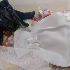 リカちゃん人形とお洋服沢山の画像