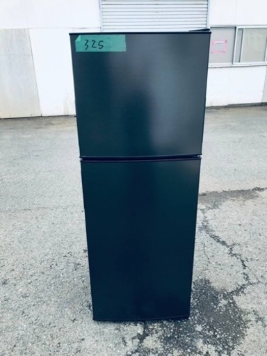 ①✨2019年製✨325番 maxzen✨2ドア冷凍冷蔵庫✨JR138ML01GM‼️