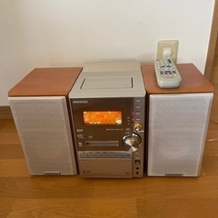 KENWOODのミニコンポおまけ付き