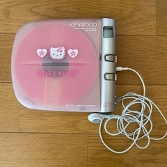 KENWOODのミニコンポおまけ付きの画像