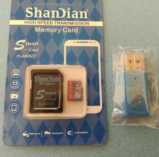 microSDカード SDカード USB アダプター付き  格安64GB