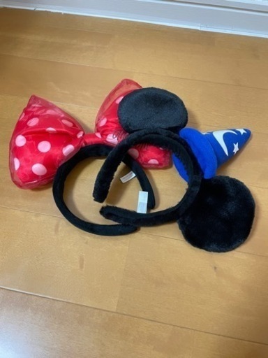 値下げしましたミッキー　ミニー　カチューシャセット