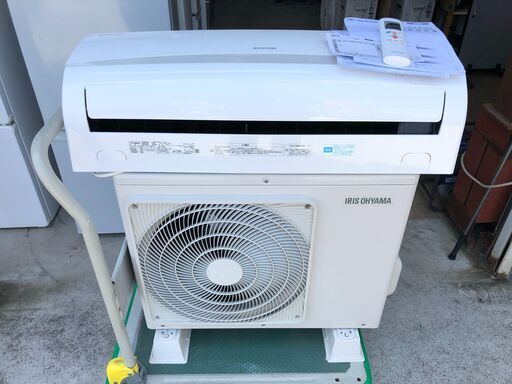 【動作保証あり】IRIS OHYAMA 2018年 2.2kw 6畳用 ルームエアコン IRA-2203R【管理KR256】