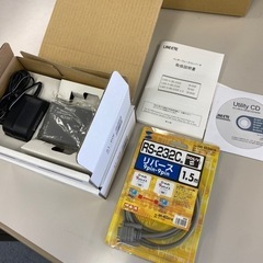 LAN シリアルRS232C コンバーターあげます