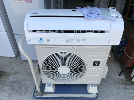【動作保証あり】SHARP 2019年 2.2kw 6畳用 ルームエアコン AY-J22S 無線LAN プラズマクラスター ②【管理KR258】