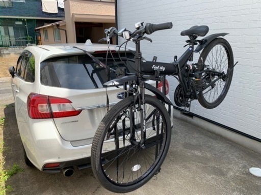 自転車用キャリア　　※自転車は売り物ではありません