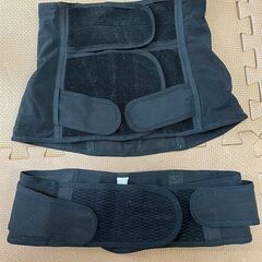 ピジョン　産じょくベルト　骨盤ベルト　M　2つセット　黒