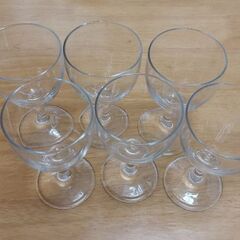 T型ワイングラス　6本の画像