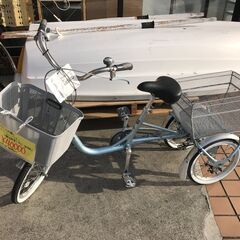 25#値下げ！ブリジストン大人用3輪自転車/ワゴンBW13アルミ/走行少