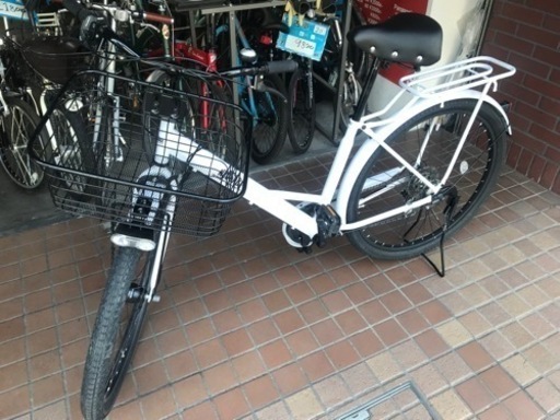 27.5インチ　外装6段変速　ledオートライト付き　ホワイト