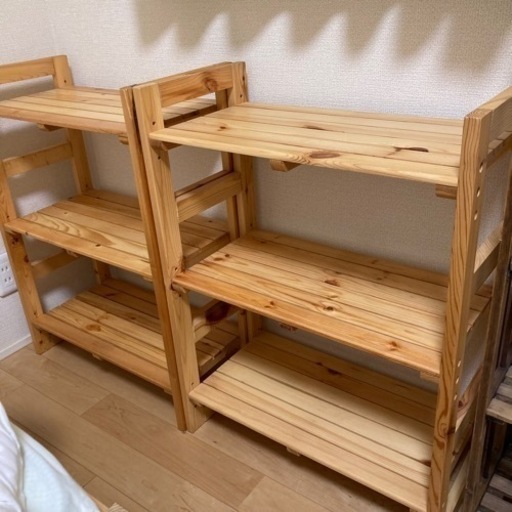 【早急】山善 ウッドラック ２台セット