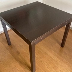 IKEA BJURSTA 伸縮　円形ダイニングテーブル【直接引き取り福岡】 美品》IKEA BJURSTA 丸形伸張ダイニングテーブル - メルカリ