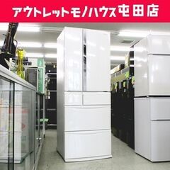 6ドア冷蔵庫 451L 2019年製 Panasonic NR-FVF454-W 自動製氷