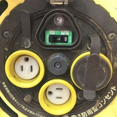 HATAYA　BE-30K　レインボーリール　屋外用30m　漏電遮断器・接地付　中古品の画像