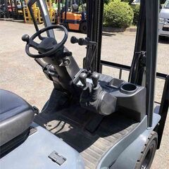 タイヤ交換済　1トン　ガソリン　エンジン　フォークリフト　トヨタ　関東輸送無料(条件有)　下取り試乗歓迎　1t　1000kgの画像