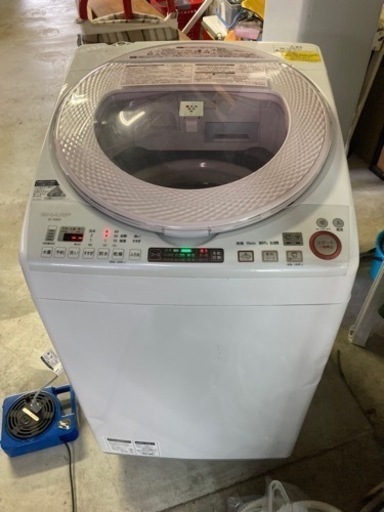 シャープ　縦型洗濯乾燥機 8k SHARP  ES-TX850-P ピンク