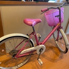 自転車 22インチ 美品（岩手県） 自転車 本体 T字ハンドル 岩手 盛岡 手渡し キッズ自転車 22インチ 6段