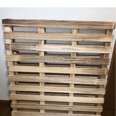 桐　スノコベッド　折りたたみの画像