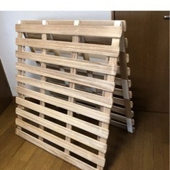 桐　スノコベッド　折りたたみの画像