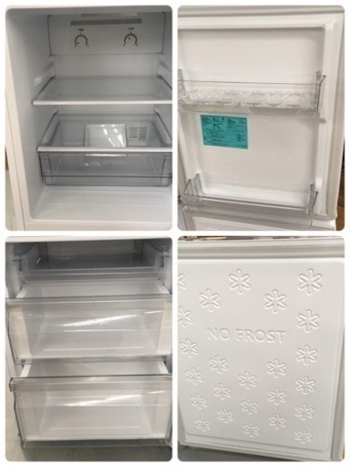 S172ハイアール HAIER JR-NF148B W [冷凍冷蔵庫 Haier Global Series 148L 2ドア ホワイト]⭐動作確認済 ⭐クリーニング済