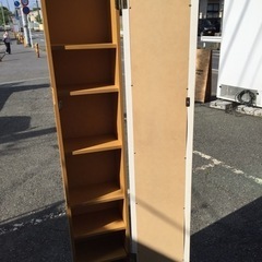 ★使用感有りの為、お安く！★マルチ収納棚 ミラー付き コンパクト 定価¥16,000位の画像