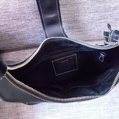 COACH ショルダーバッグ 7463 黒 本革 レザー ブラック ワンショルダー 肩掛けOk コーチ 美品 札幌市東区 新道東店の画像