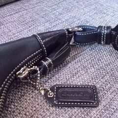 COACH ショルダーバッグ 7463 黒 本革 レザー ブラック ワンショルダー 肩掛けOk コーチ 美品 札幌市東区 新道東店の画像