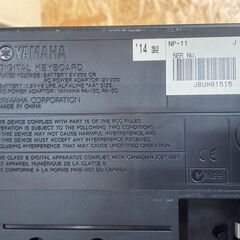 YAMAHA★ヤマハ piaggero (ピアジェーロ) 電子ピアノ NP-11 ブラック 61鍵盤 軽量 楽器 ピアノ 鍵盤楽器☆買取帝国 志木店の画像