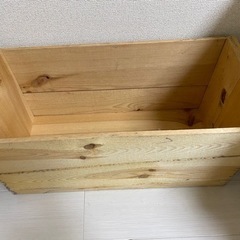 【木箱】インテリアに最適　本棚としても