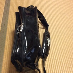 プーマ 中古スポーツバッグ、エナメル、黒の画像