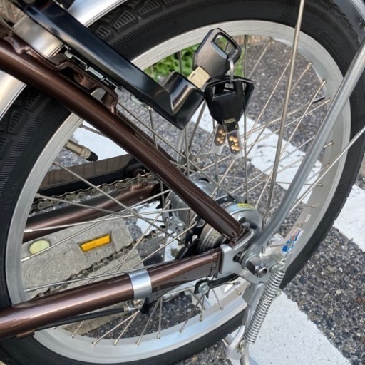 【取り置き中】★美品 Panasonic 20インチ 電動アシスト自転車 ビビ・L・20 BE-ELL032 適応身長136cm以上 