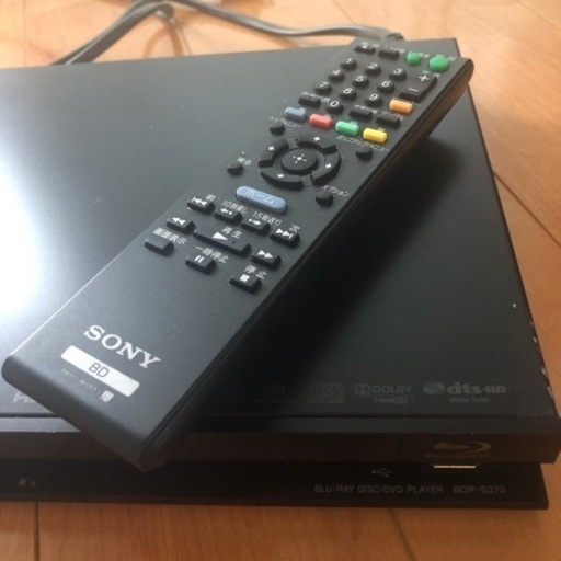 SONY ブルーレイディスクプレーヤー/DVDプレーヤー BDP-S370SONY ブルーレイディスクプレーヤー/DVDプレーヤー