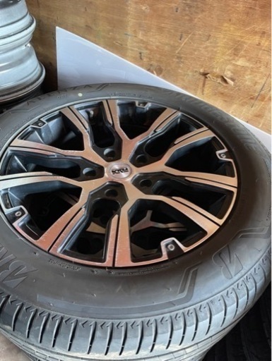 pcd150 5穴　20インチ　ランクル　タンドラ　ブリヂストンバリ目！タイヤホイールセット！