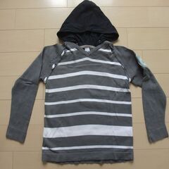 Zara Kids「綿ニット パーカー」 118cm