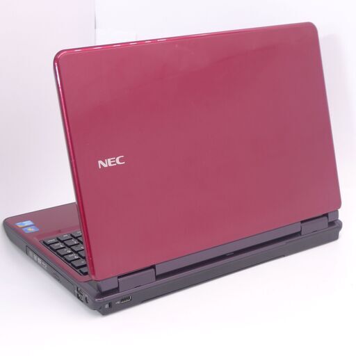 中古良品 新品高速SSD 15.6型 赤 ノートパソコン NEC PC