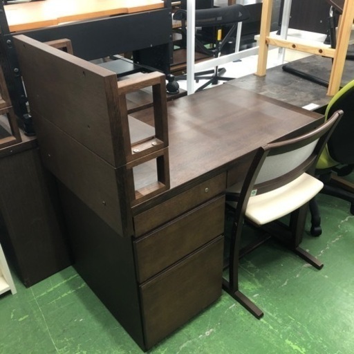 karimoku デスク&チェア　鍵付