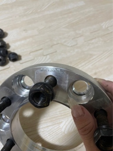 20mmハブリング付きワイドトレッドスペーサー　PCD139.7 6H (バラ売り可)