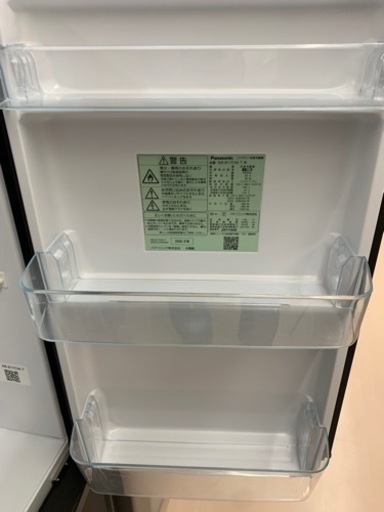 ★2020年製★Panasonic 168L「大きめ冷凍庫」見やすいLED照明!2ドア パーソナル冷蔵庫【NR-B17CW-W】 保証