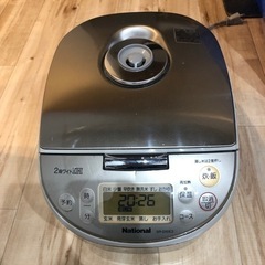 決まりました　National5.5合だき炊飯器