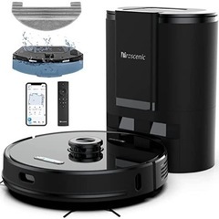 新品未使用⭐︎ 掃除・水拭き/自動ゴミ収集 Proscenic M8PRO ロボット掃除機 4000Pa超強力吸引 アプリ制御 日本語音声案内